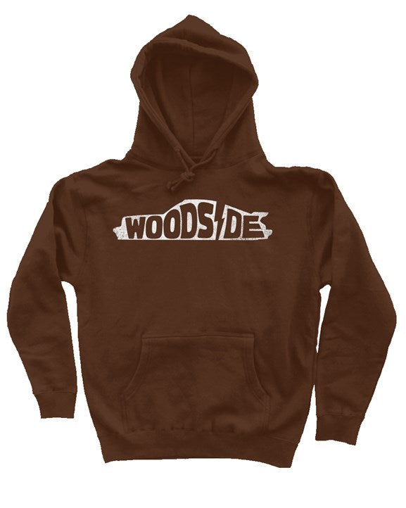 Woodside Porsche design printed on the chest of premium hooded sweatshirt