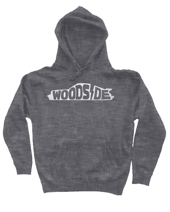 Woodside Porsche design printed on the chest of premium hooded sweatshirt