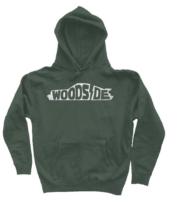 Woodside Porsche design printed on the chest of premium hooded sweatshirt