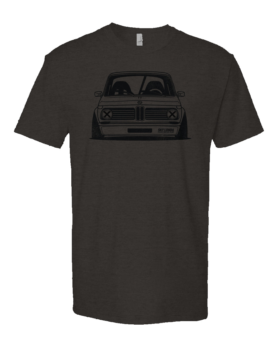 Sky Londa Motor Club Rally BMW 2002 heather Short sleeve t-shirt