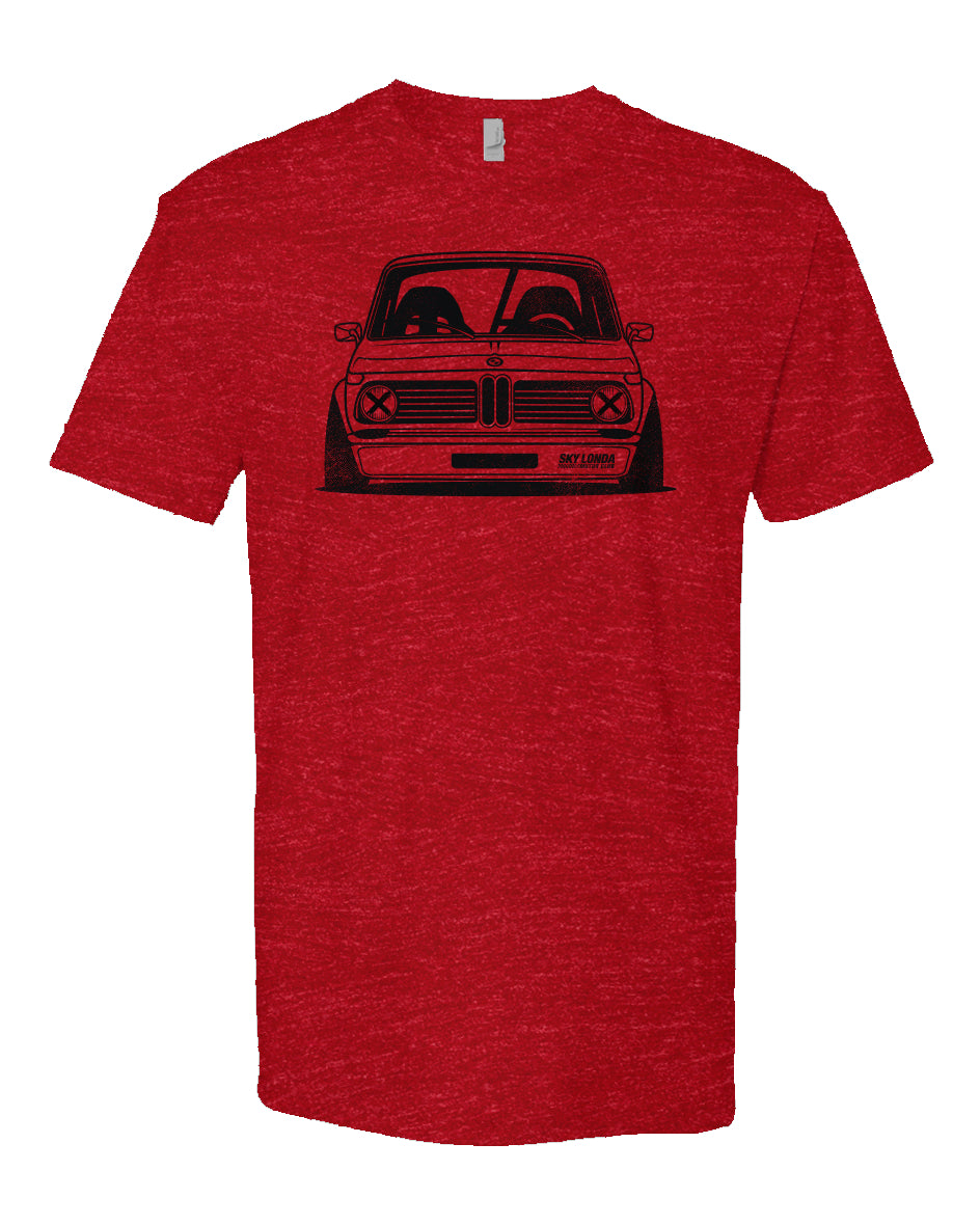 Sky Londa Motor Club Rally BMW 2002 heather Short sleeve t-shirt
