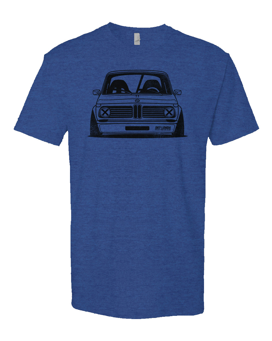Sky Londa Motor Club Rally BMW 2002 heather Short sleeve t-shirt