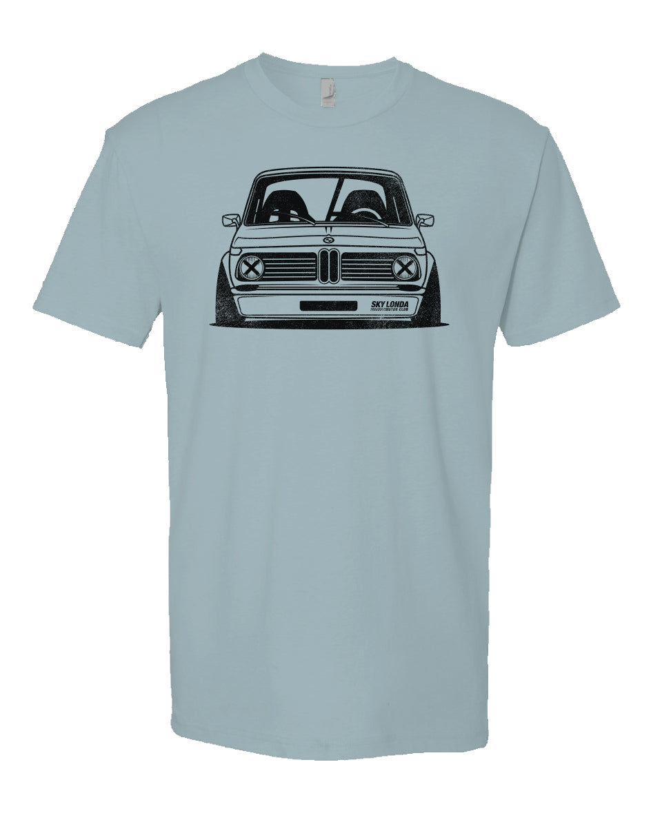 Sky Londa Motor Club Rally BMW 2002 heather Short sleeve t-shirt