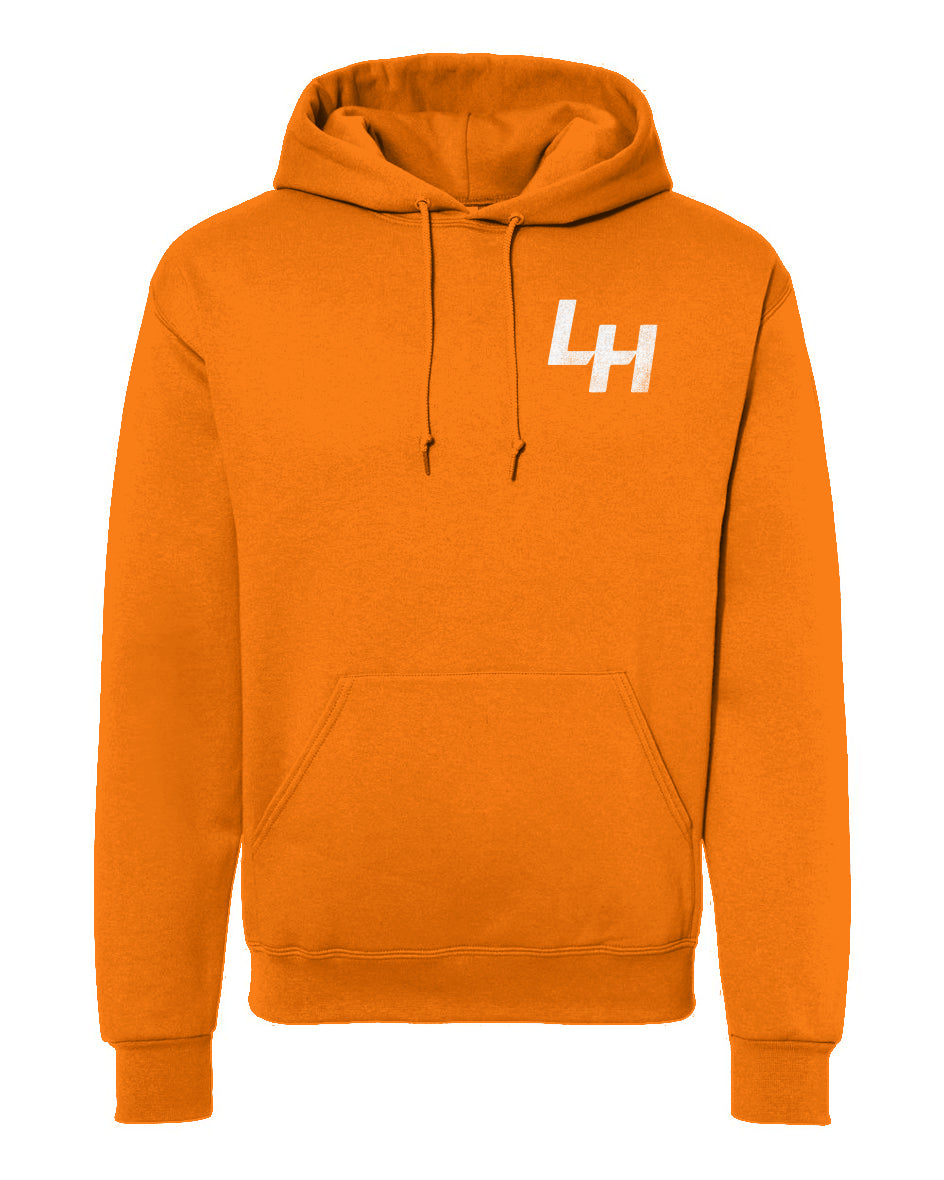 La Honda Shift pattern design on chest of hooded sweatshirt