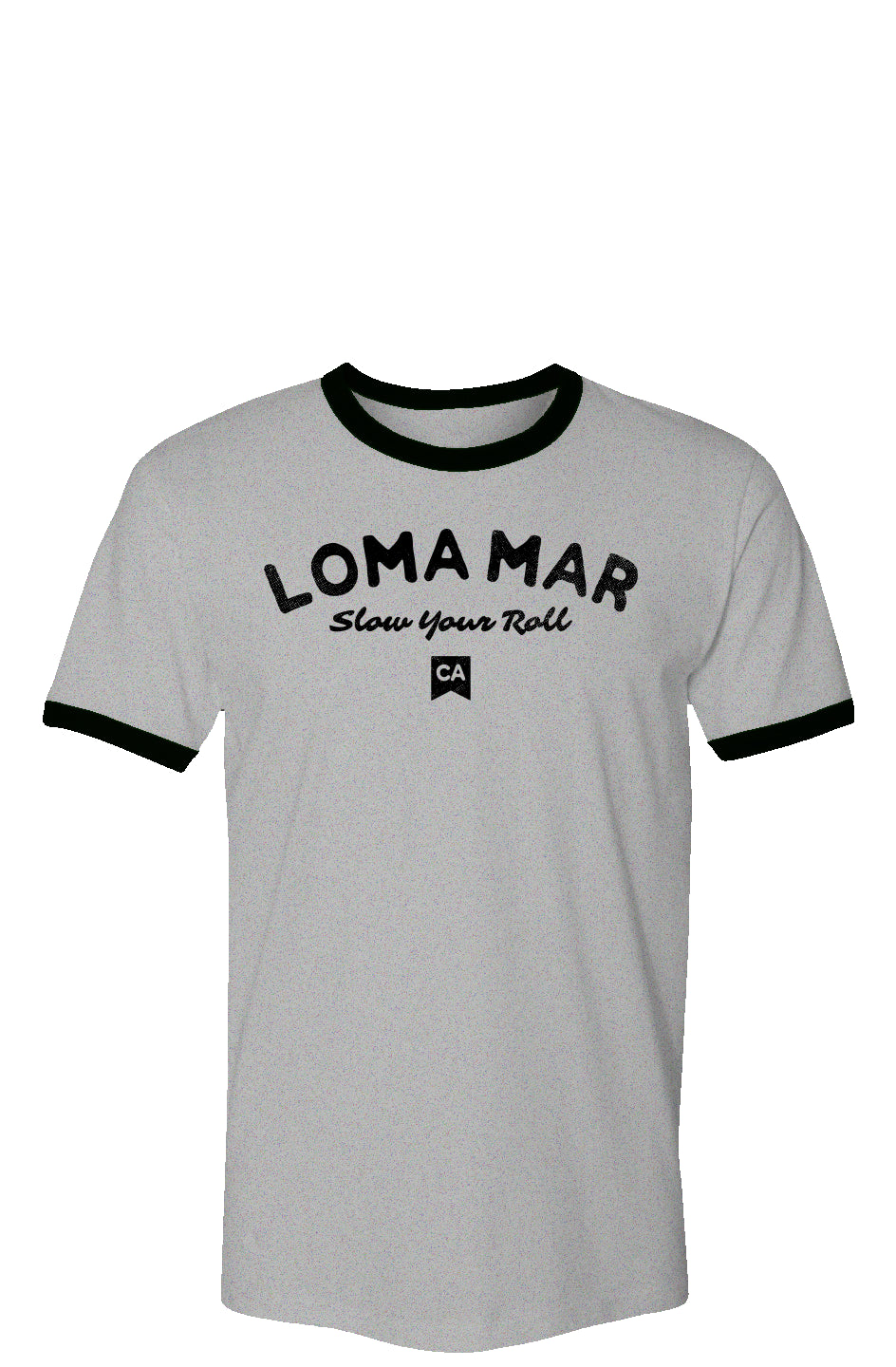 Loma Mar "Slow Your Roll" Vintage Ringer T-shirt