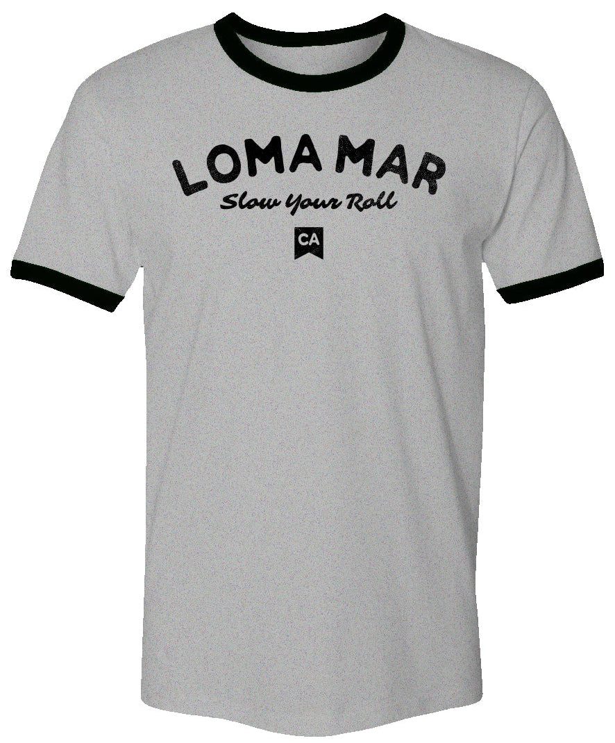 Loma Mar "Slow Your Roll" Vintage Ringer T-shirt