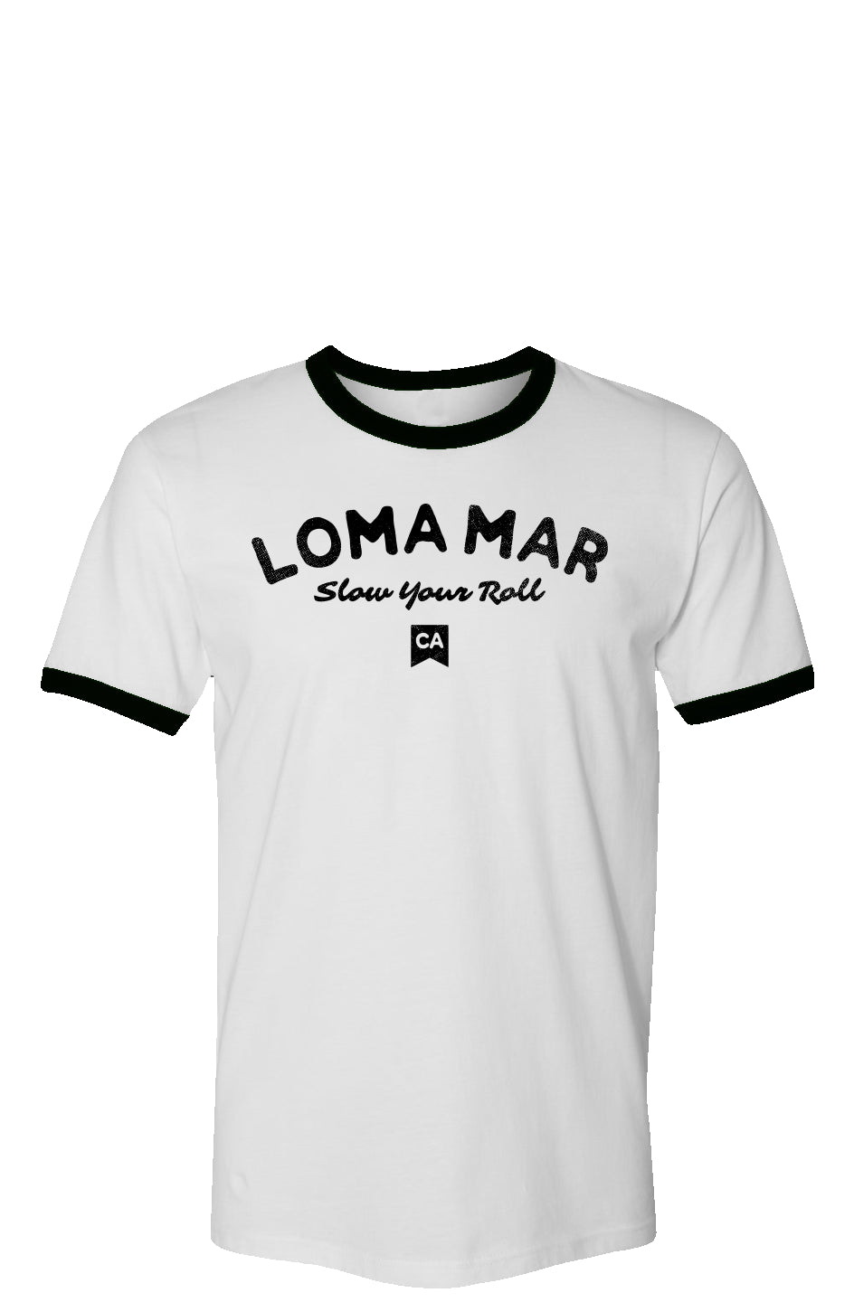 Loma Mar "Slow Your Roll" Vintage Ringer T-shirt