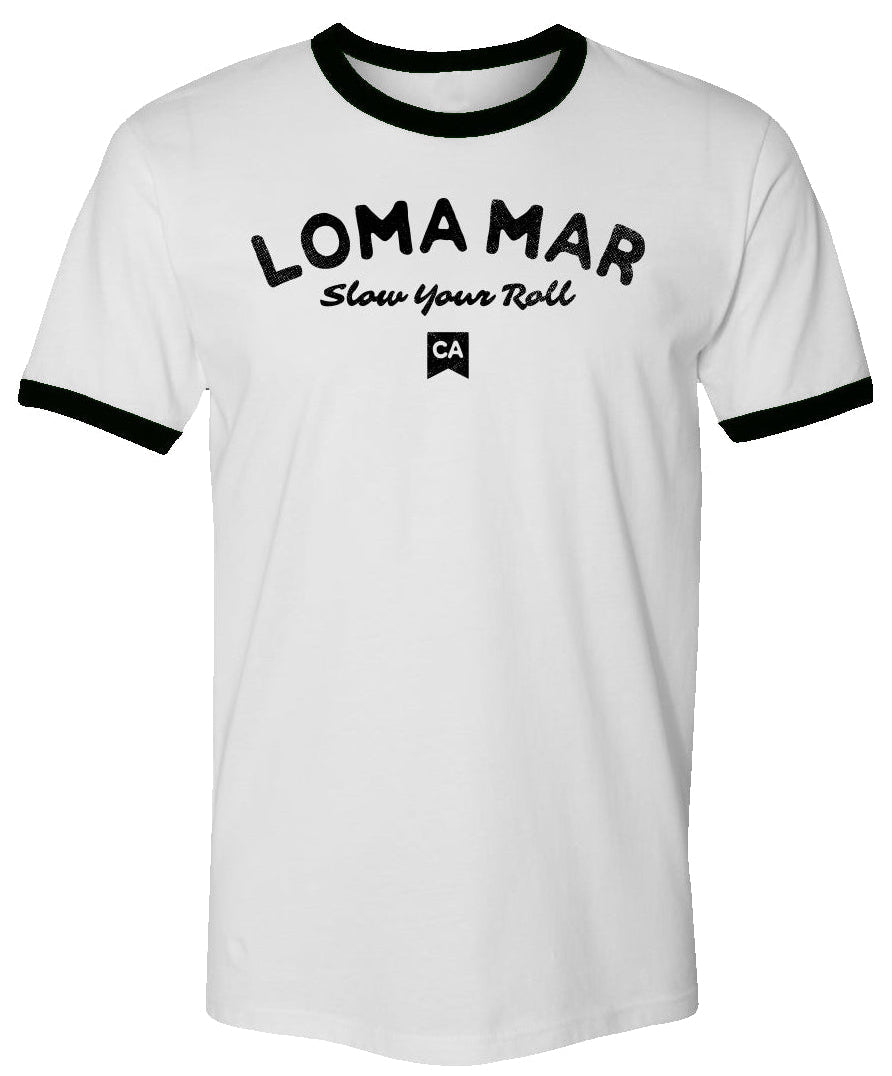 Loma Mar "Slow Your Roll" Vintage Ringer T-shirt