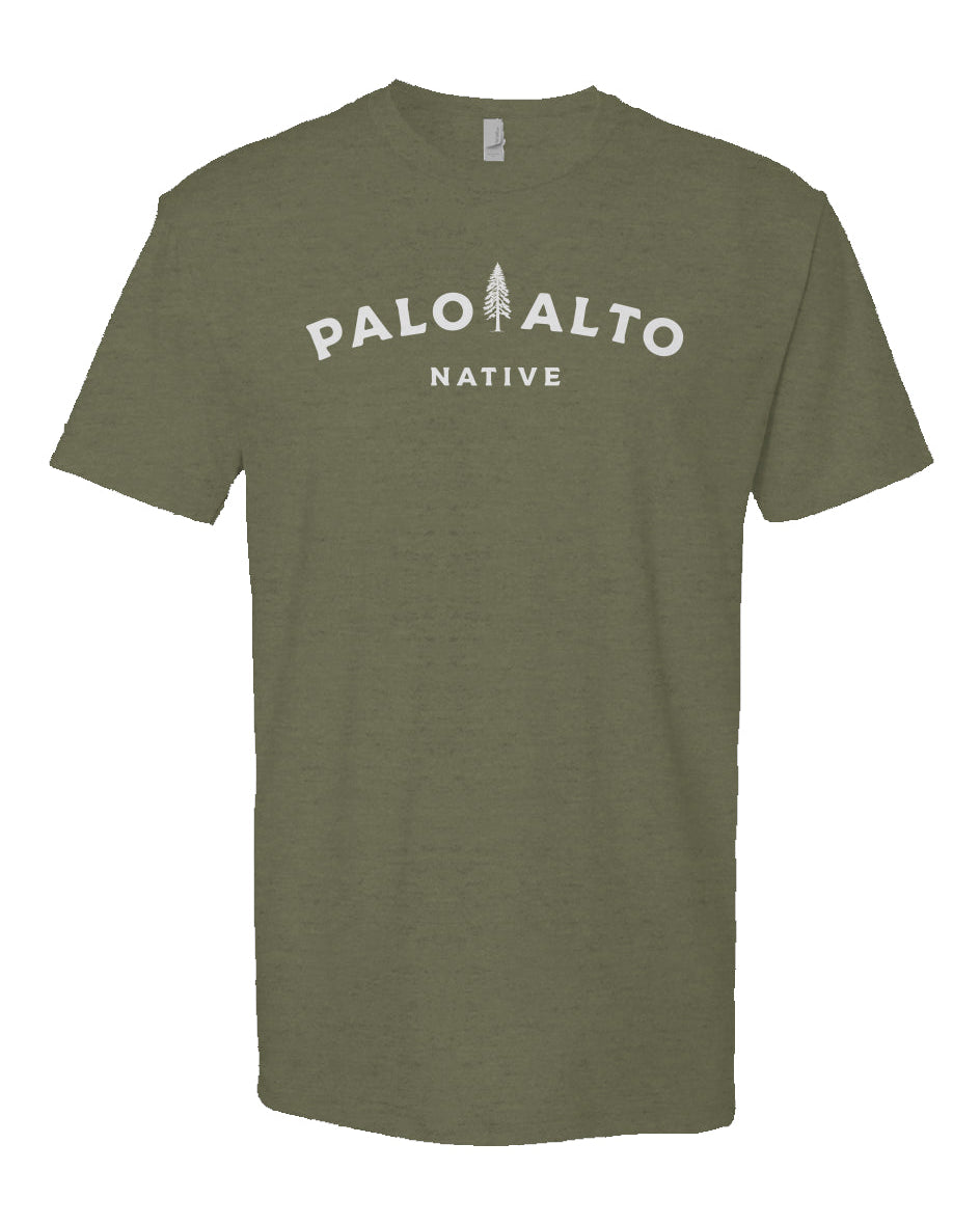 Palo Alto Native Heather Short Sleeve T shirt by crown moto