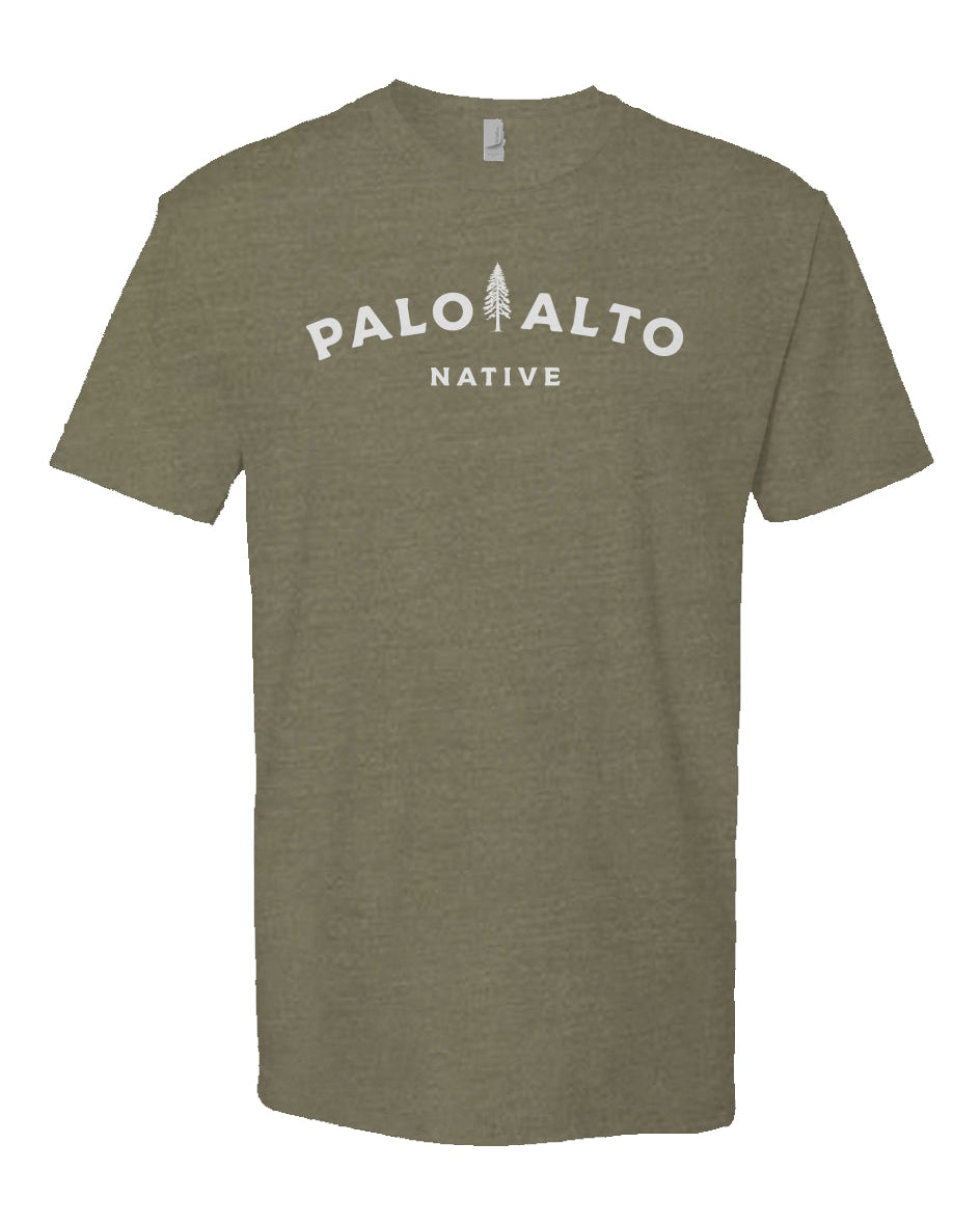 Palo Alto Native Heather Short Sleeve T shirt by crown moto