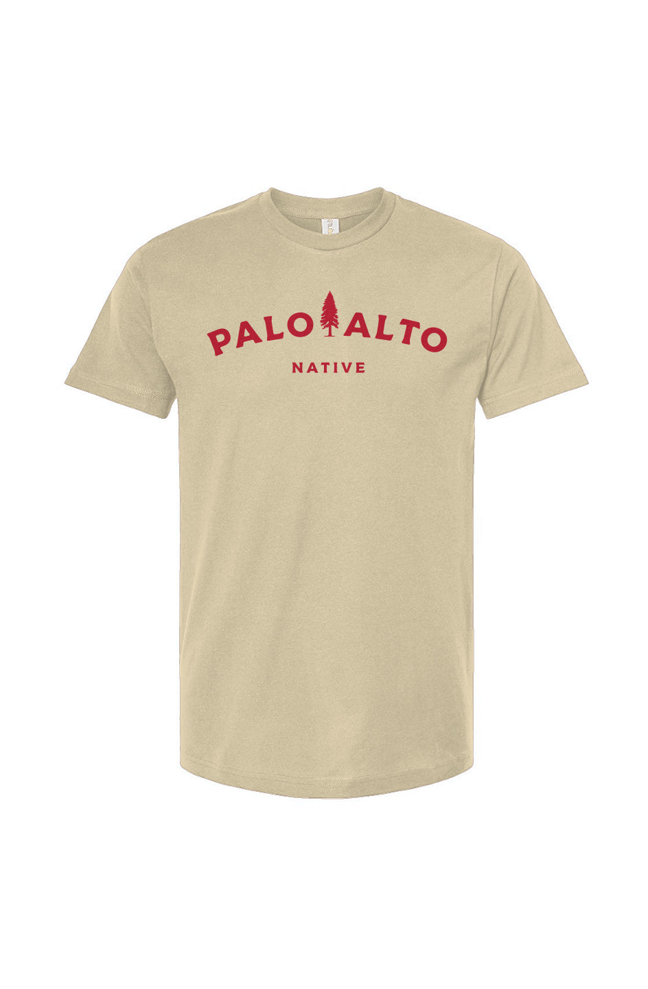 Palo Alto Native T-Shirt, shirt, unisex shirt, palo alto, silicon valley, stanford, native, university avenue, el palo alto, gunn high school, paly, historic, sf bay area