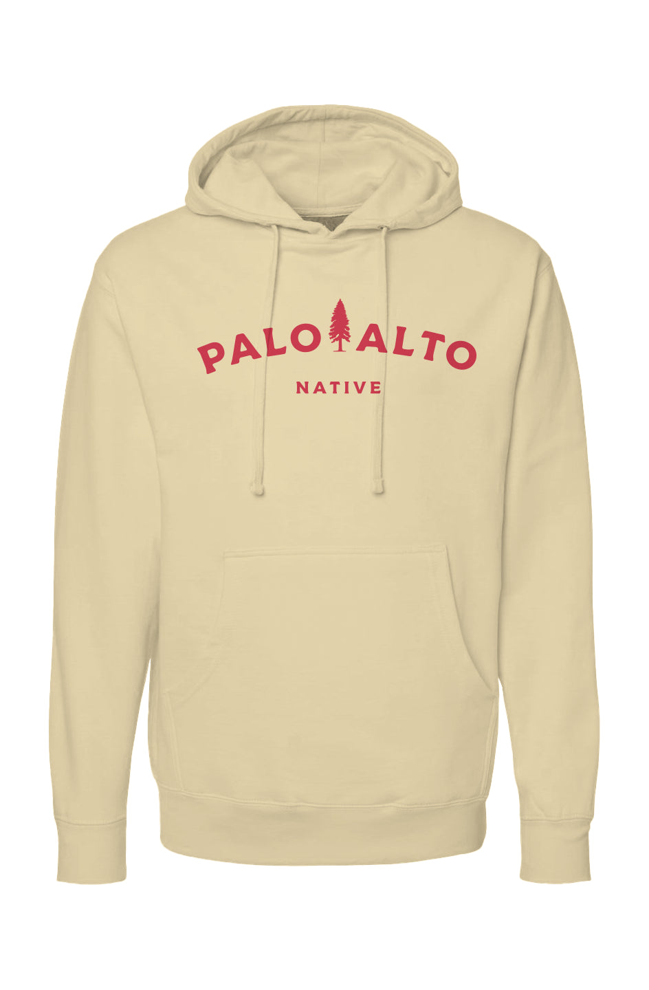 Palo Alto Native Hoodie, california, sf bay area, pa, palo alto, el palo alto, hoodie, tree, stanford, gunn high school, native, born here, silicon valley