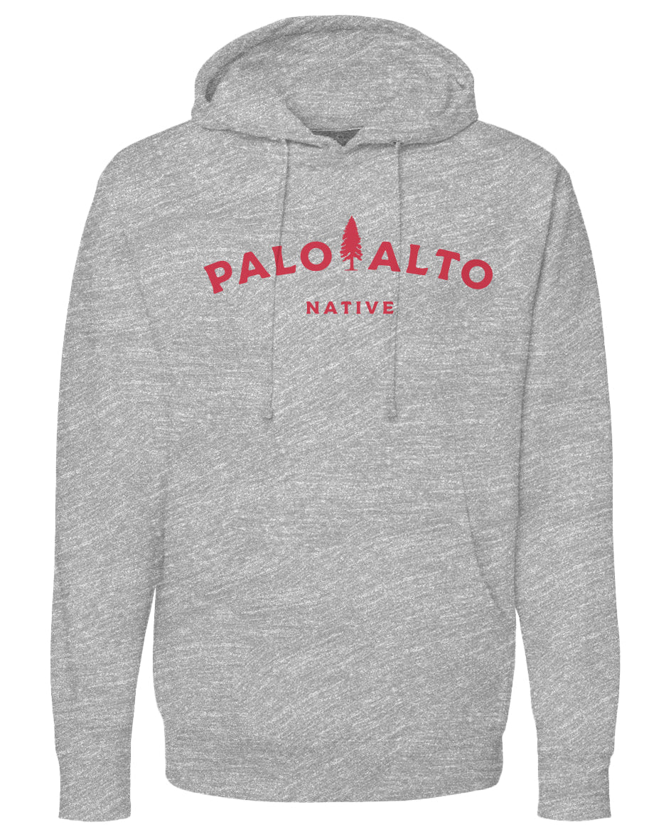 Palo Alto Native Hoodie, california, sf bay area, pa, palo alto, el palo alto, hoodie, tree, stanford, gunn high school, native, born here, silicon valley, university avenue