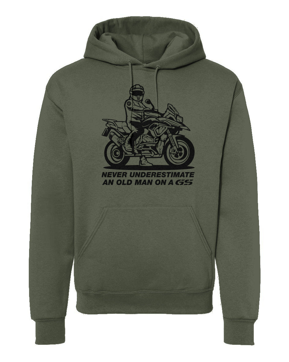 Never Underestimate an Old Man on a GS Hoodie (v2)