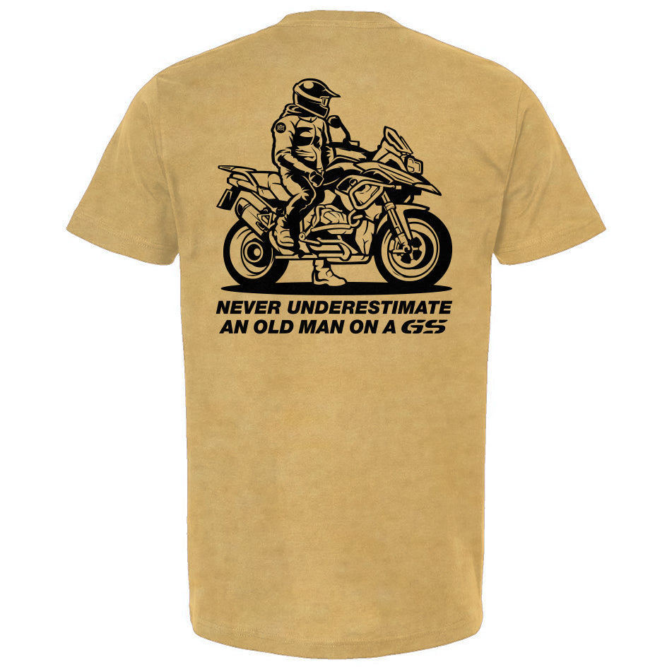 bmw gs, gs, bmw motorcycles, adventure motorcycle, adv, motorbikes, old man, crown moto, motorcycle t-shirt, skilled, experienced, riders, touring