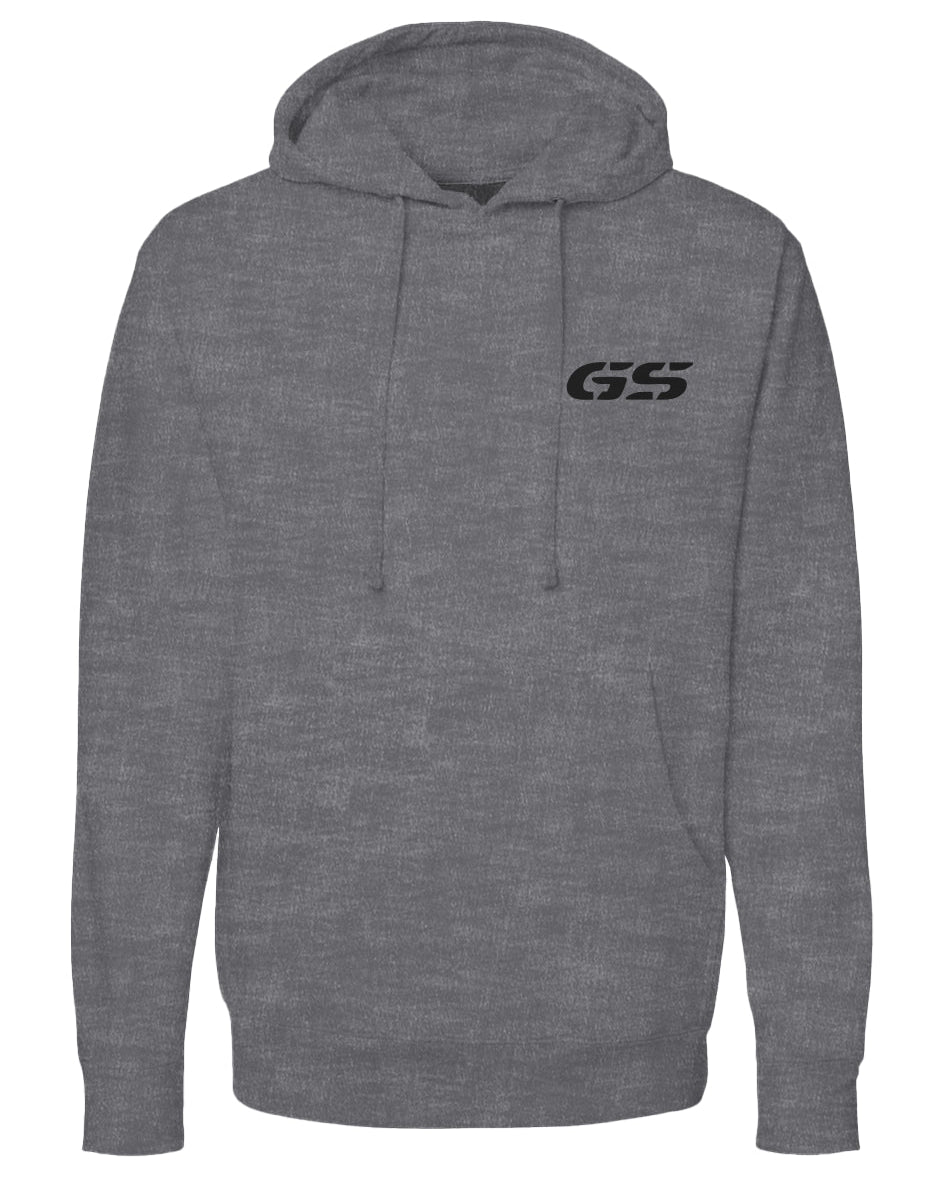 'Never underestimate an old man on a GS' hoodie from Crown Moto