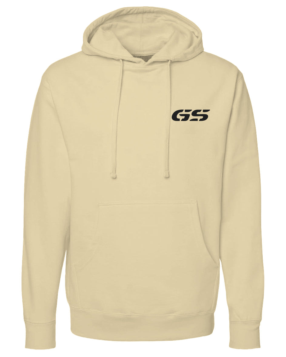 'Never underestimate an old man on a GS' hoodie from Crown Moto