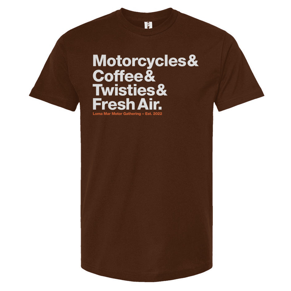 Loma Mar Motor Gathering Motorcyclist T-Shirt
