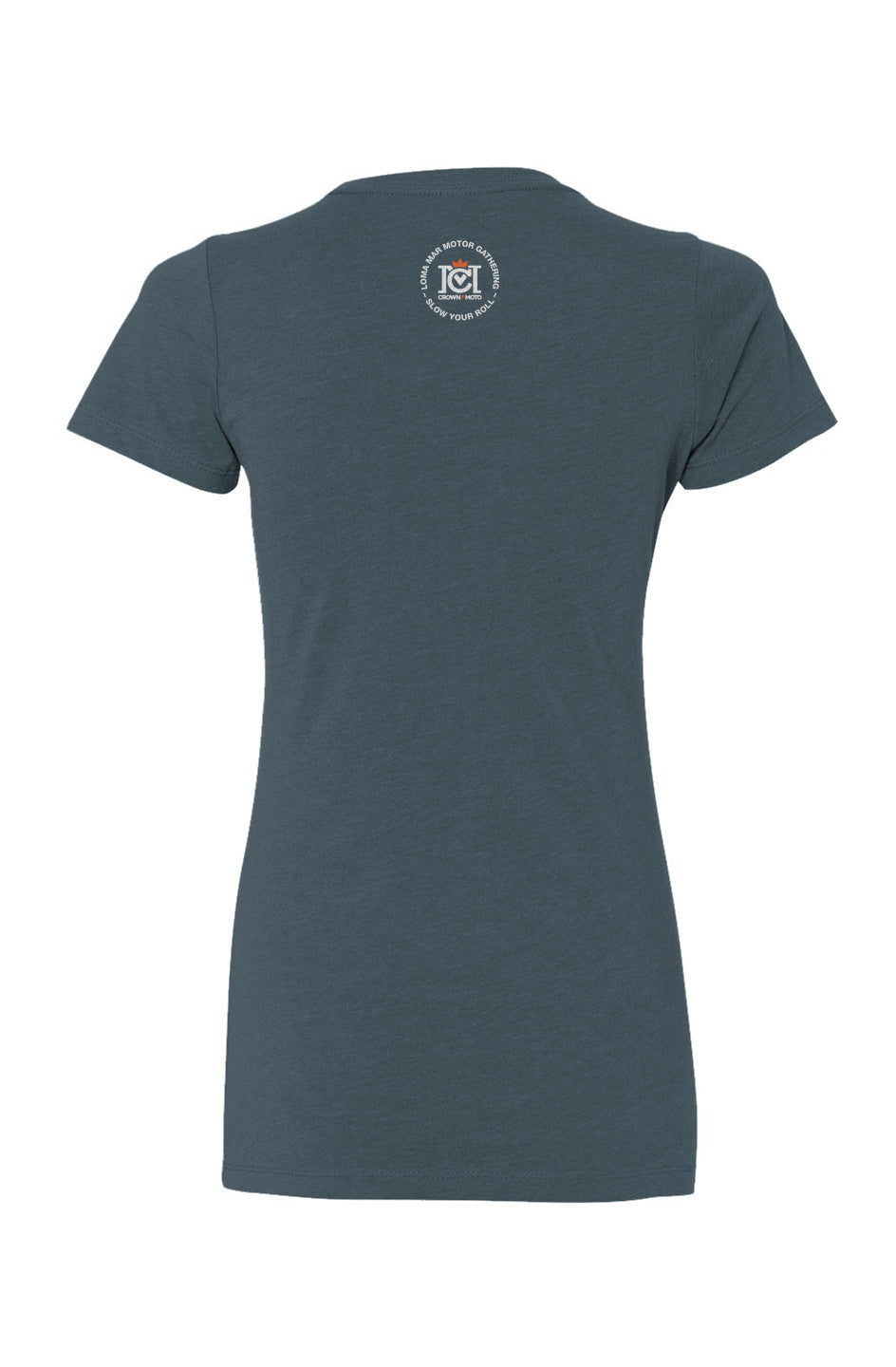 Loma Mar Motor Gathering Women Motorcyclist T-Shirt