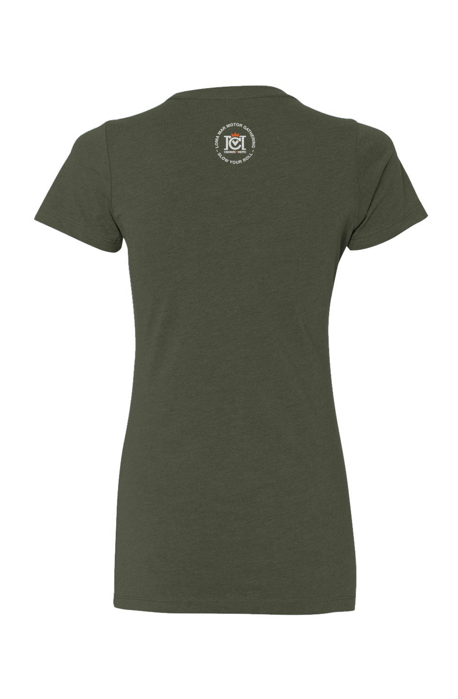 Loma Mar Motor Gathering Women Motorcyclist T-Shirt