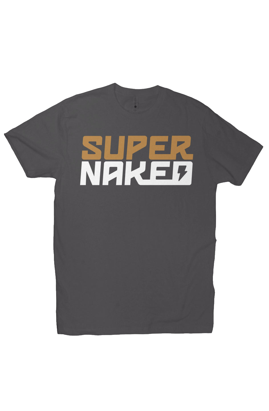 SUPERNAKED Stacked Gold Logo T-Shirt