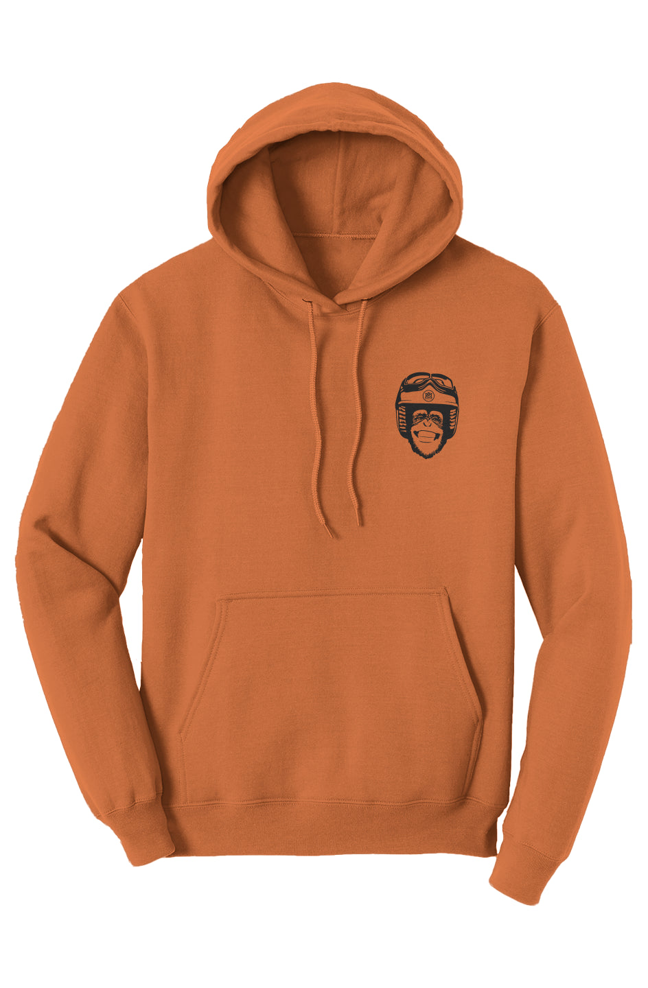 Moto Monkey Fleece Pullover Hoodie, orange, ktm, earthtone, motorcycle lifestyle, motorbikes, motorcycle riders