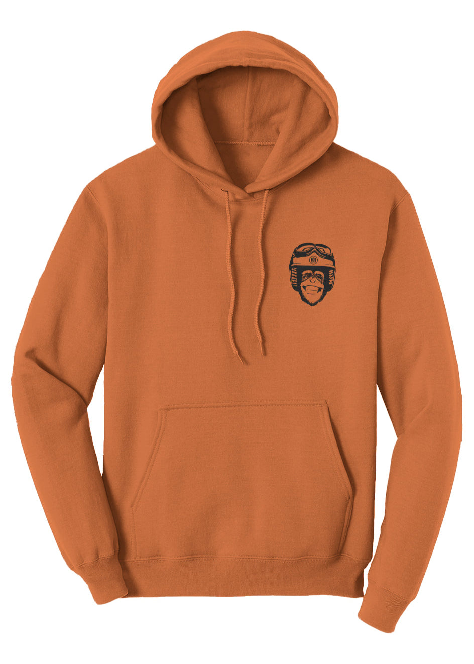 Moto Monkey Fleece Pullover Hoodie, orange, ktm, earthtone, motorcycle lifestyle, motorbikes, motorcycle riders