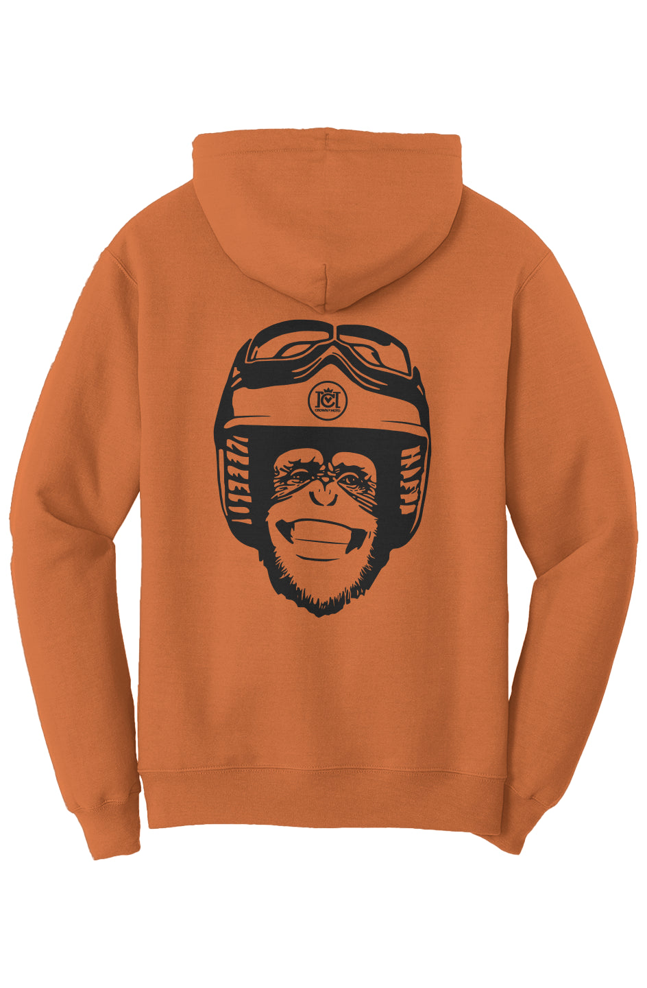 Moto Monkey Fleece Pullover Hoodie, orange, ktm, earthtone, motorcycle lifestyle, motorbikes, motorcycle riders
