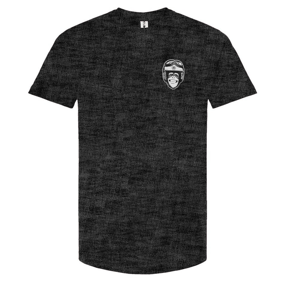 Moto Monkey Unisex T-Shirt, chimpanzee, motorcycle lifestyle, motorcycle addiction, motorcycle shirts, motorcycle clothing, original, funny, humor, animals
