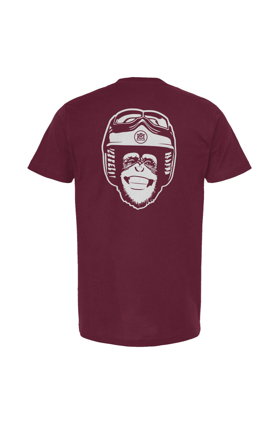 Moto Monkey Unisex T-Shirt, chimpanzee, motorcycle lifestyle, motorcycle addiction, motorcycle shirts, motorcycle clothing, original, funny, humor, animals