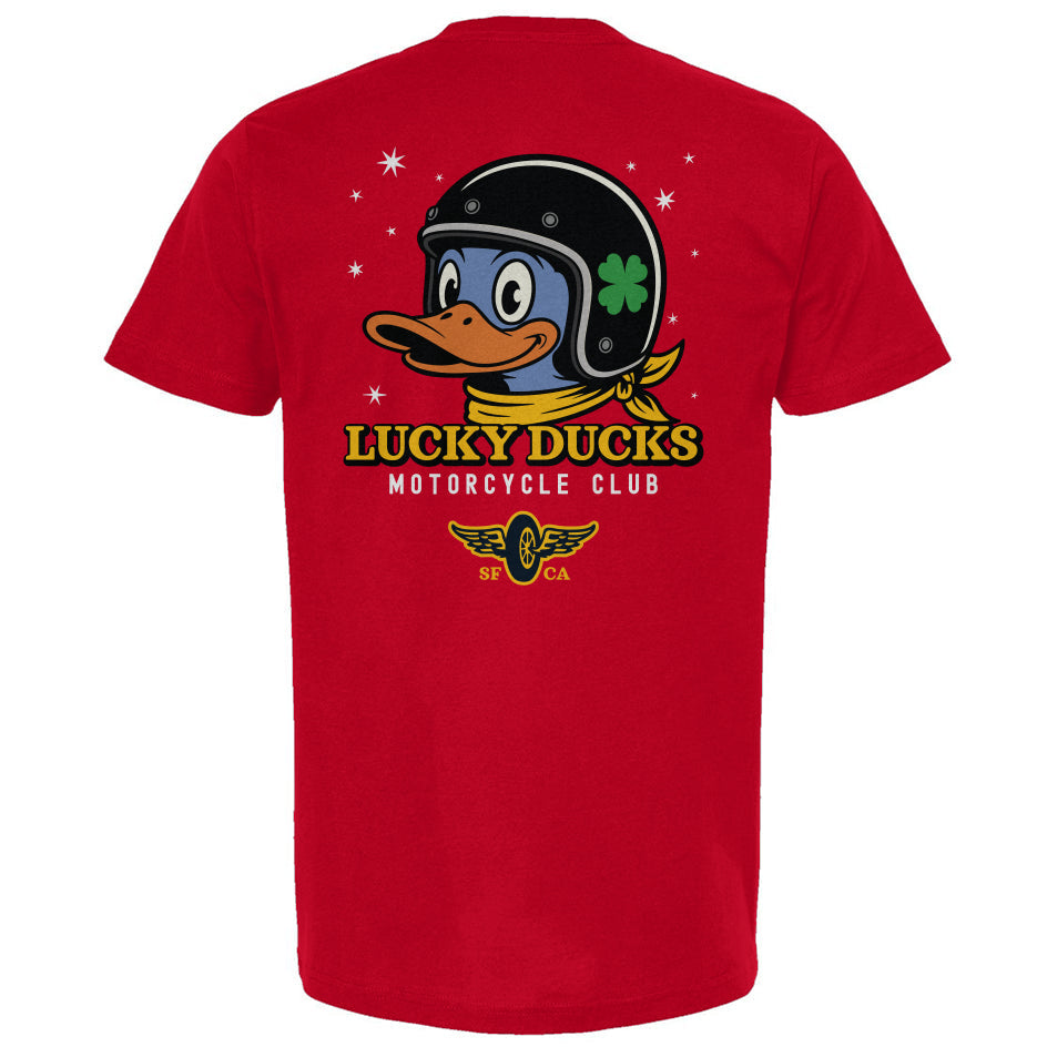 Lucky Ducks Motorcycle Club SF Unisex T-Shirt