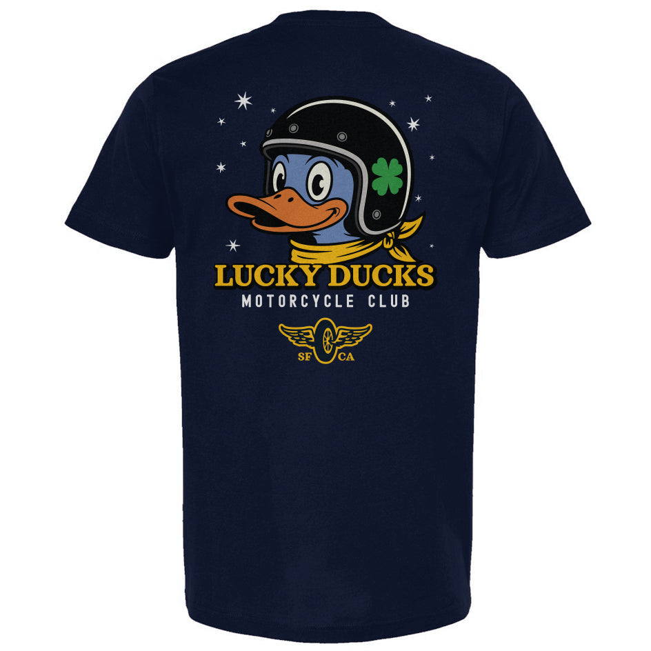 Lucky Ducks Motorcycle Club SF Unisex T-Shirt