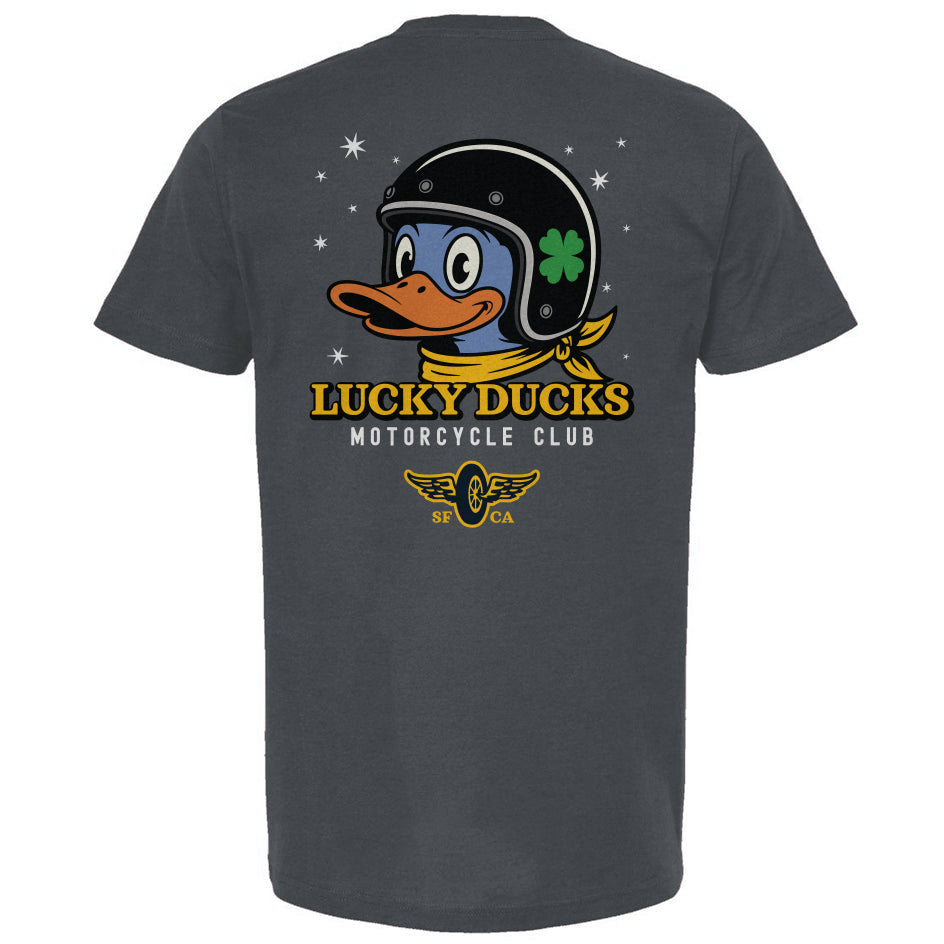 Lucky Ducks Motorcycle Club SF Unisex T-Shirt