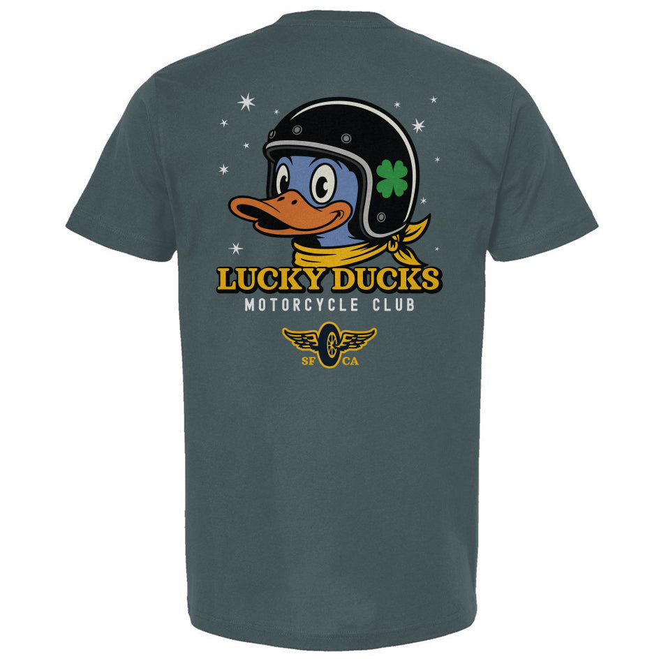 Lucky Ducks Motorcycle Club SF Unisex T-Shirt
