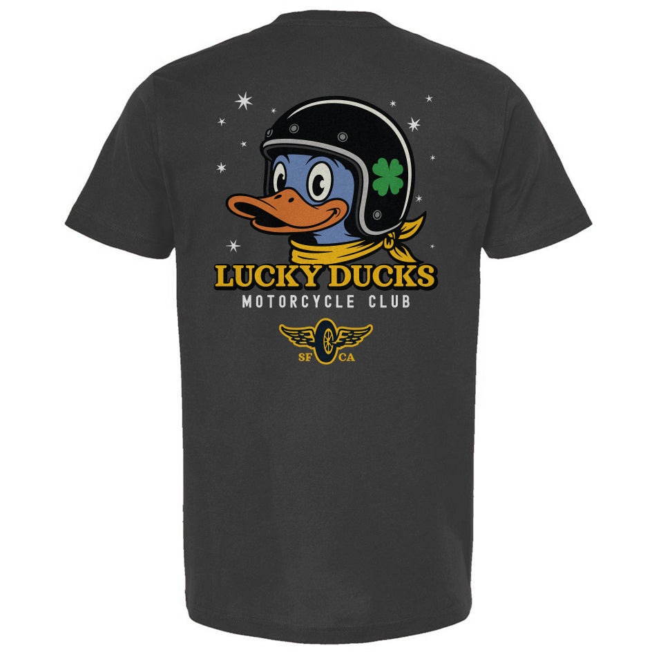 Lucky Ducks Motorcycle Club SF Unisex T-Shirt