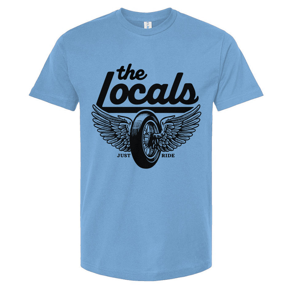 The Locals Winged Wheel Unisex Motorcycle Club T-Shirt