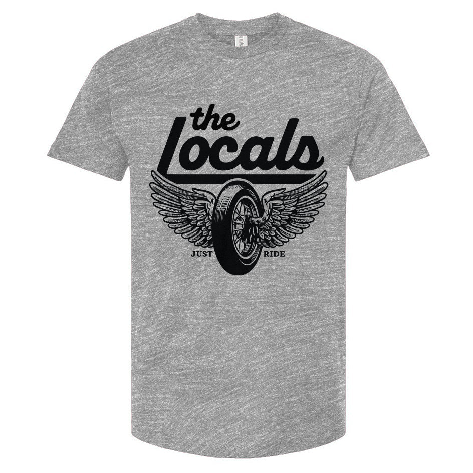 The Locals Winged Wheel Unisex Motorcycle Club T-Shirt