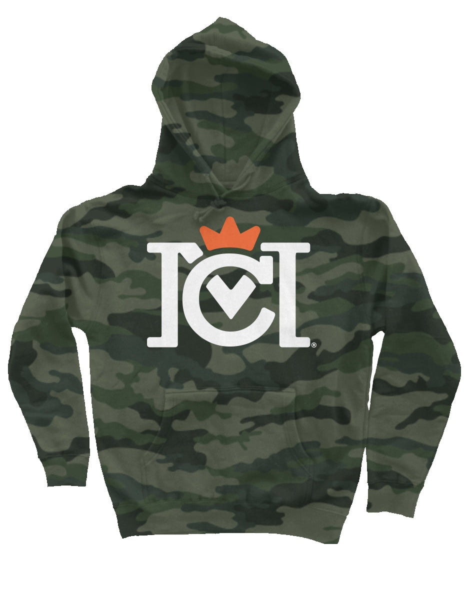 Crown Moto Logo Camo Heavyweight Hoodie
