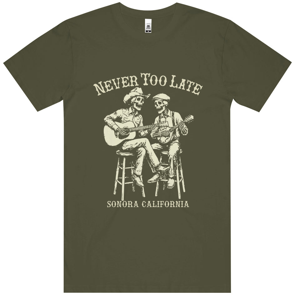 Never Too Late Band T-Shirt