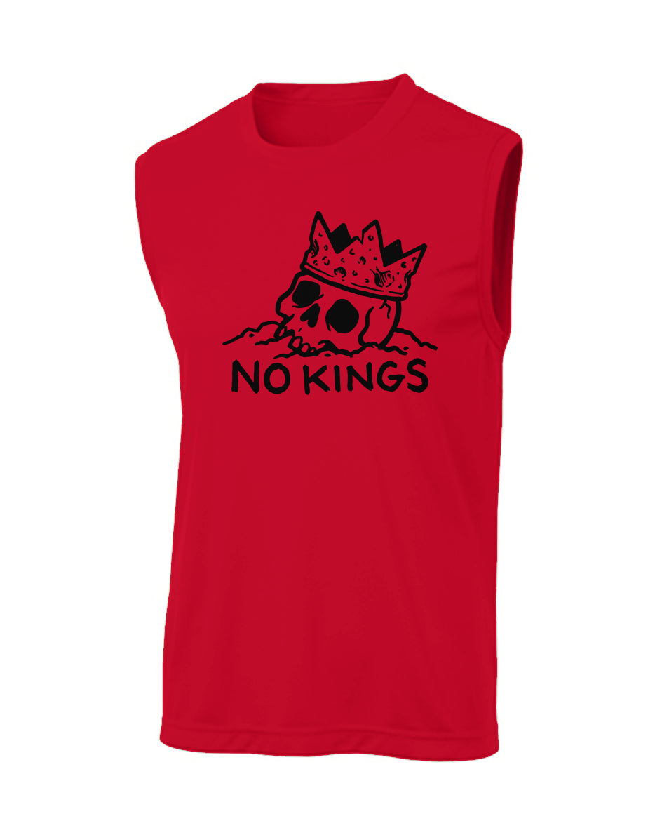 NO KINGS Sleeveless Workout Tee