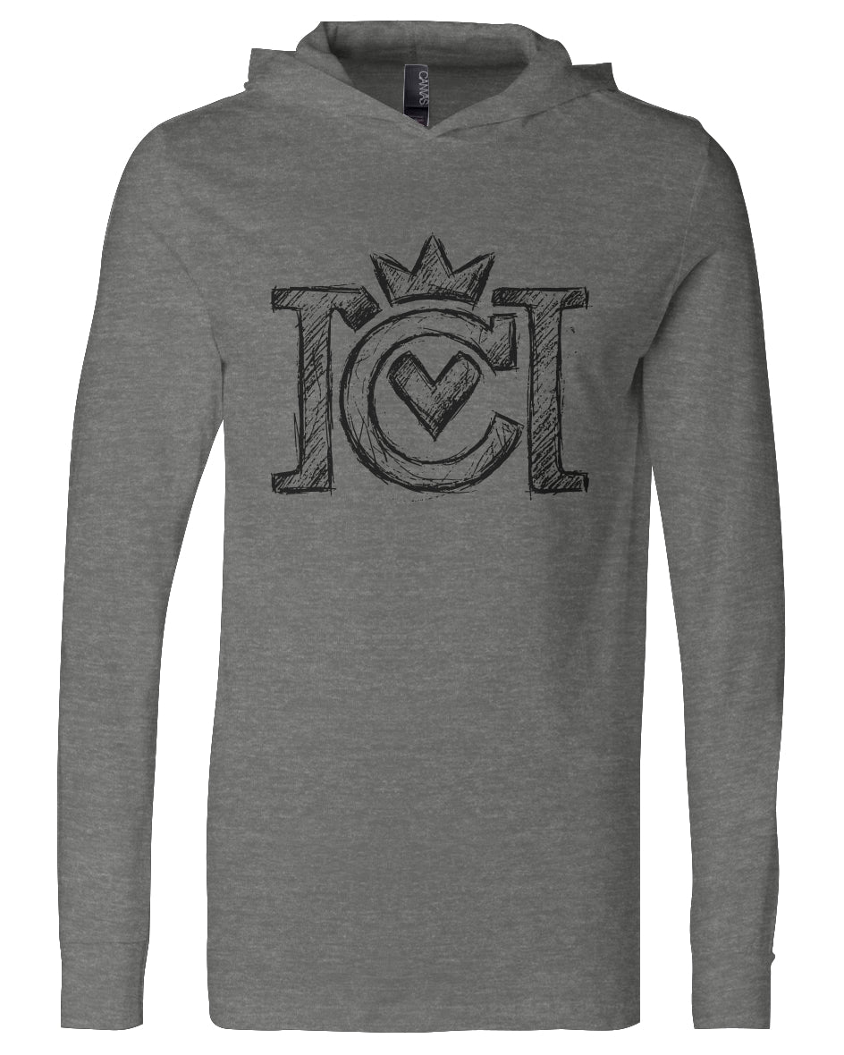 Sketch Logo Long Sleeve Jersey Hoodie