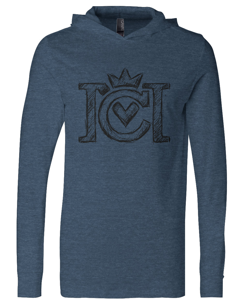 Sketch Logo Long Sleeve Jersey Hoodie