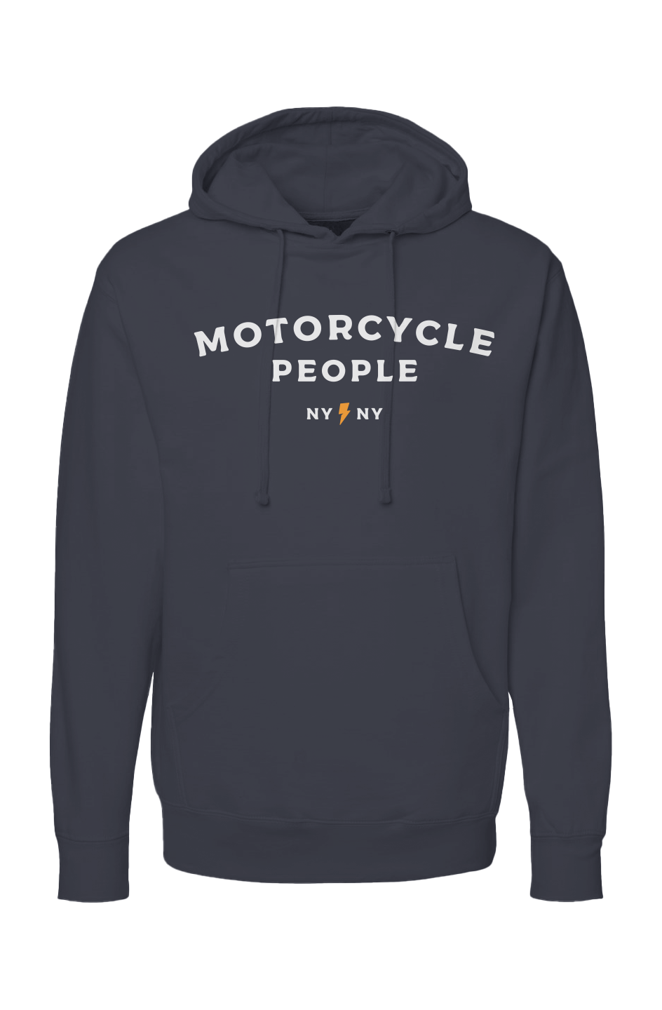 Motorcycle People NY Checkered Sleeve Hoodie