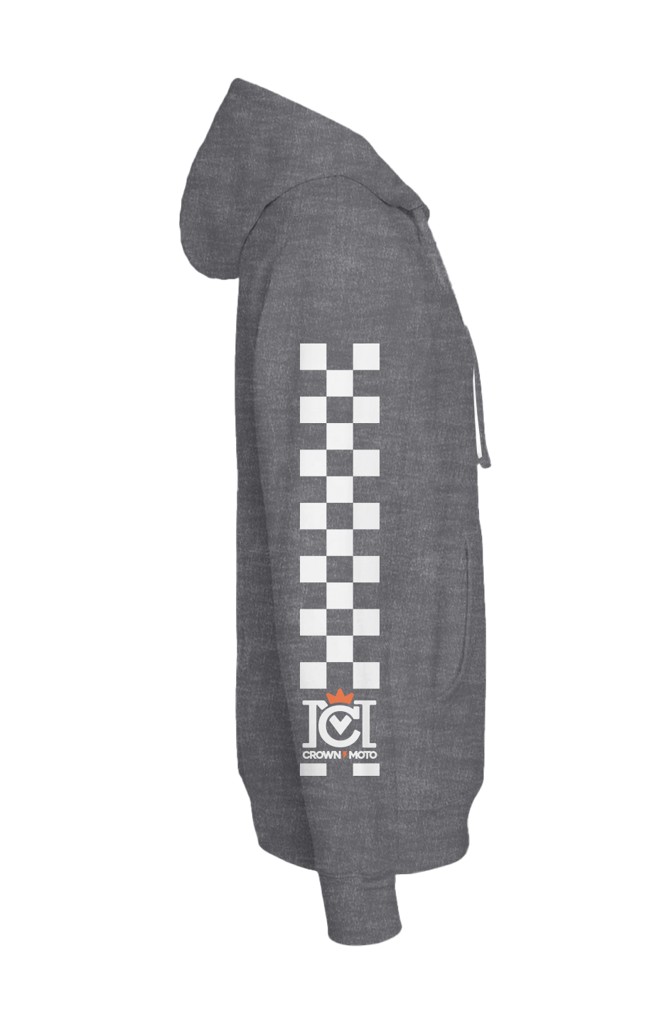Motorcycle People LA Checkered Sleeve Hoodie
