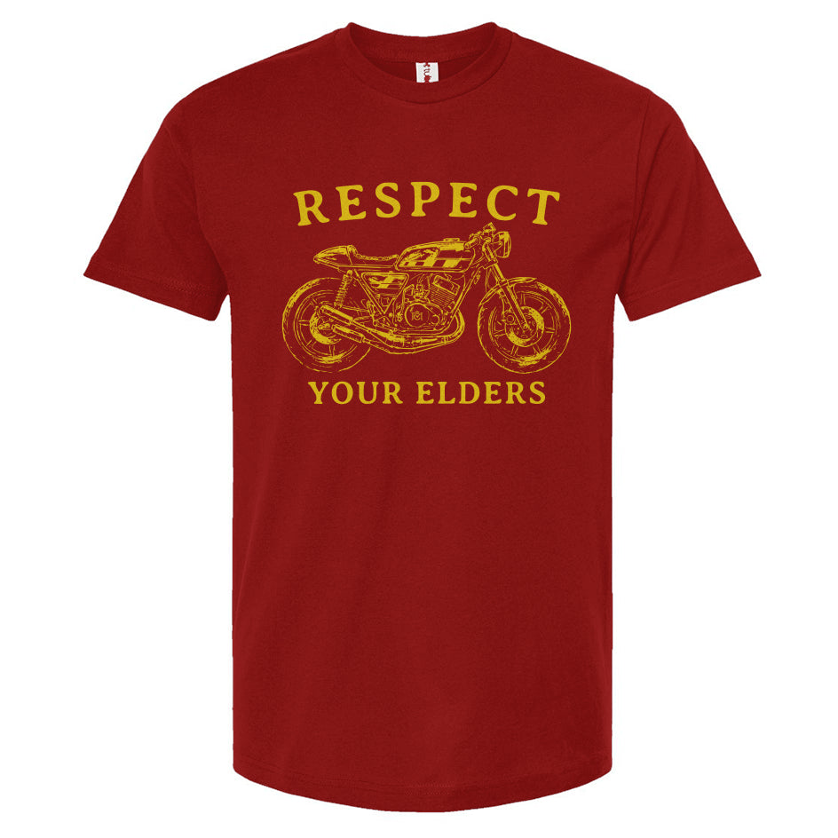 Respect Your Elders Yamaha RD400 Motorcycle Shirt