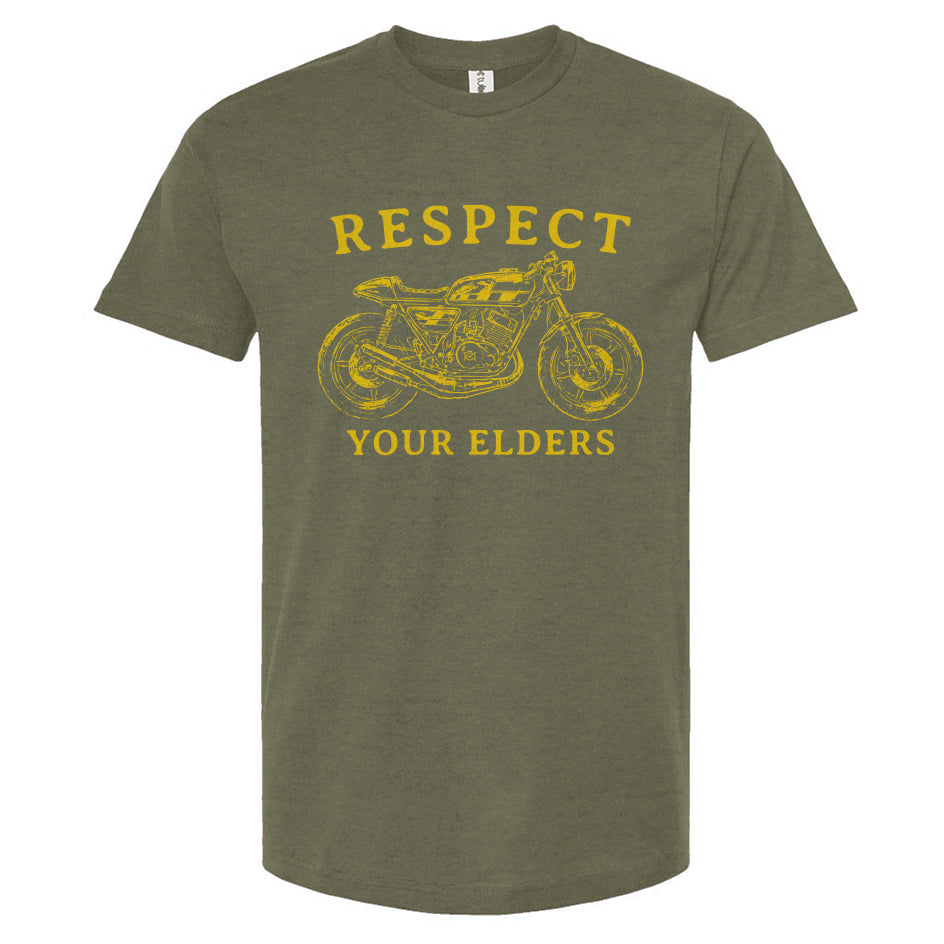 Respect Your Elders Yamaha RD400 Motorcycle Shirt