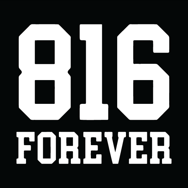 816 FOREVER white vinyl transfer decals