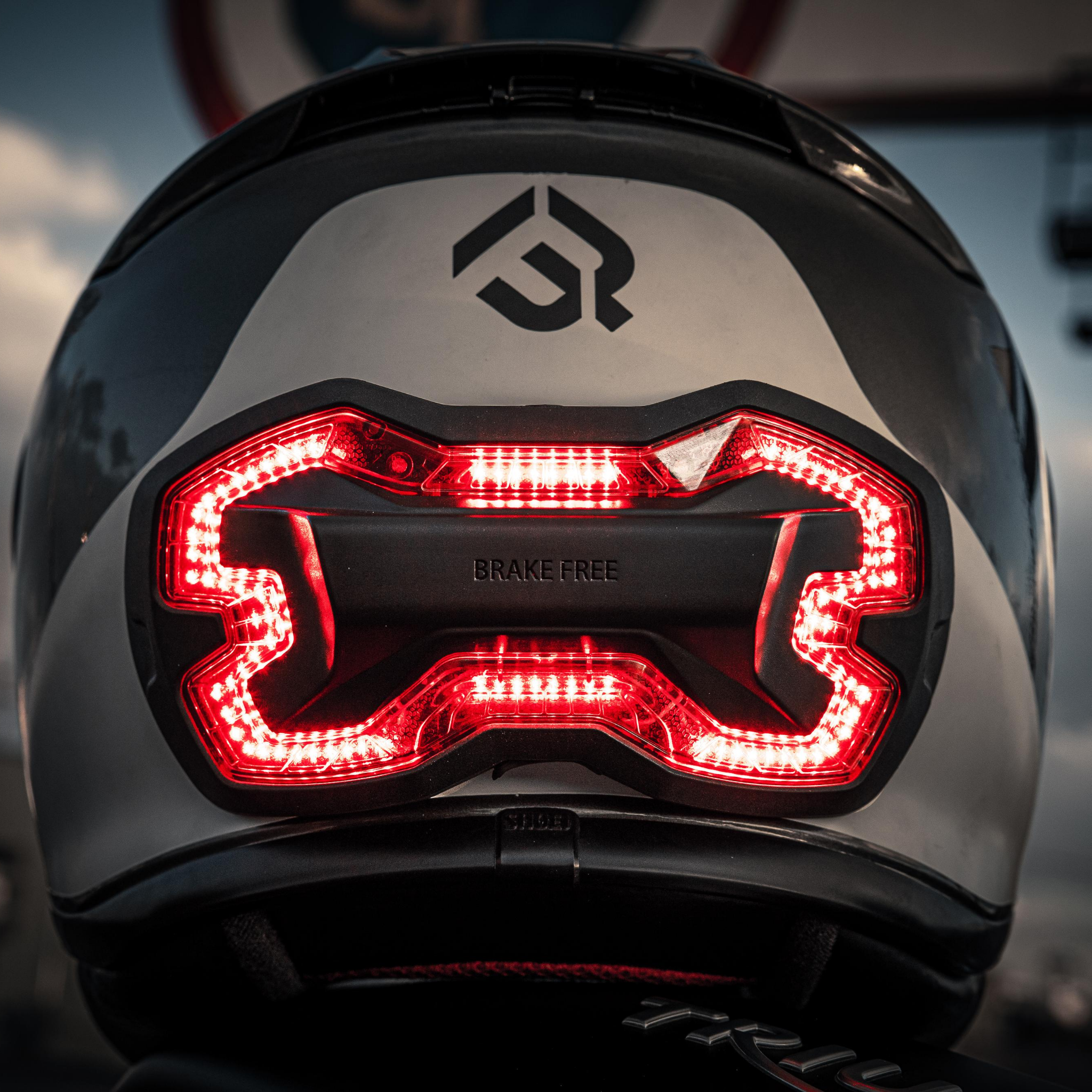 crown on motorcycle helmet Brake Free USB-C