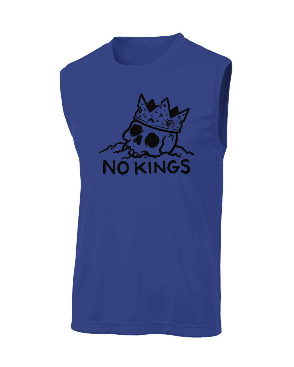NO KINGS Sleeveless Workout Tee
