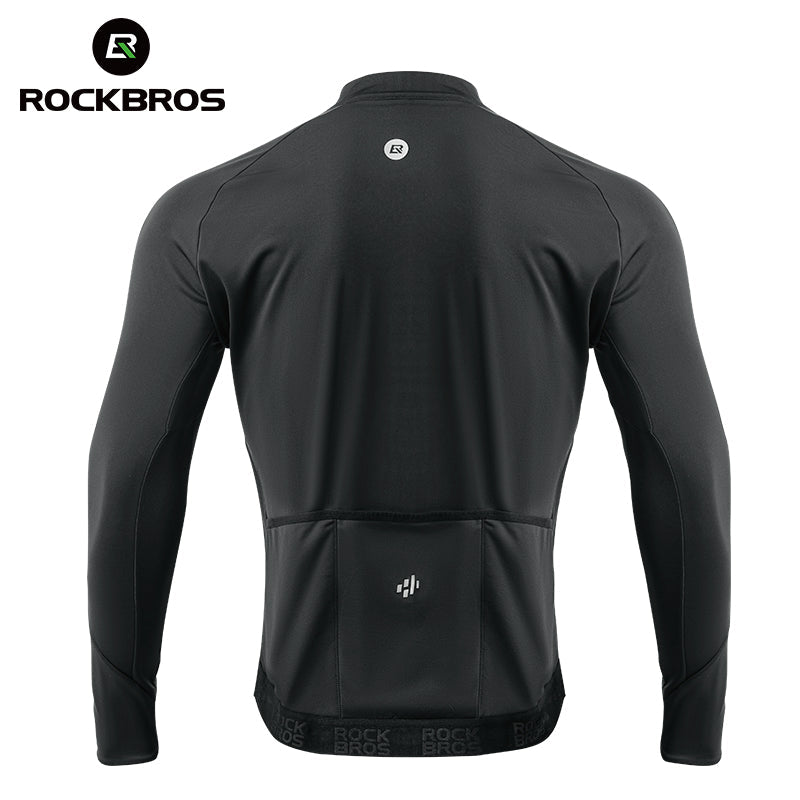Cycling Long Sleeve Fleece Jersey for 32Β°Fβ50Β°F